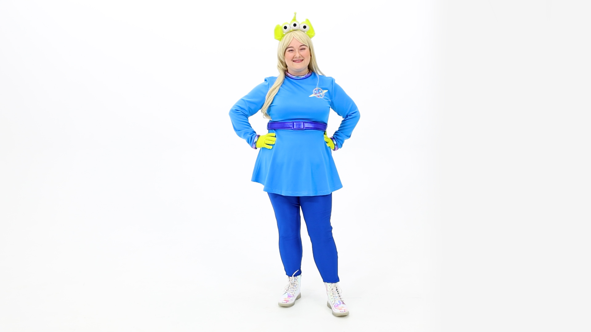 FUN4817PL Women's Plus Size Disney and Pixar Toy Story Alien Costume Dress